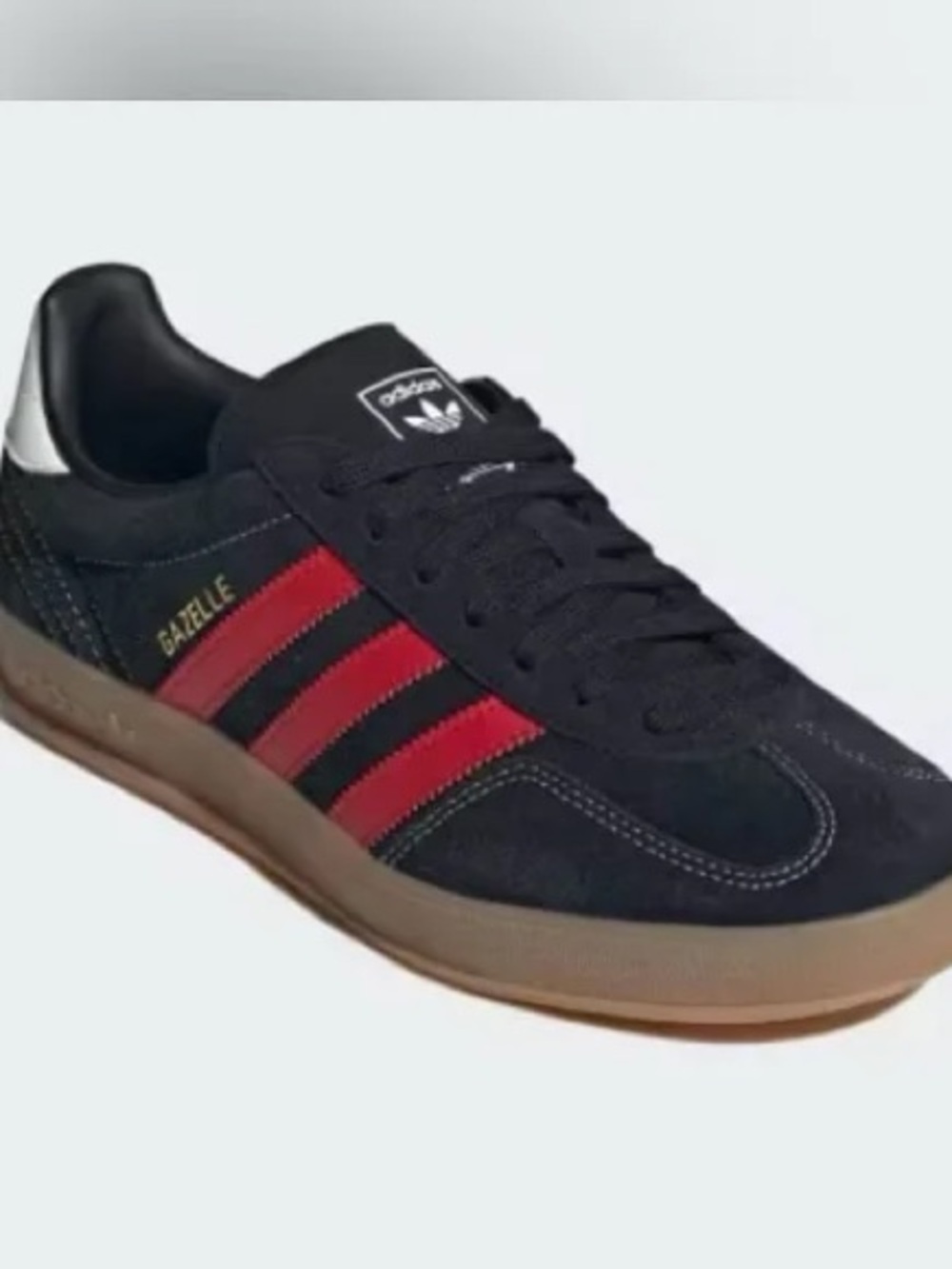 Adidas Gazelle Indoor Core Black / Better Scarlet / Gum IH9653 5.5 Men/6.5 Women